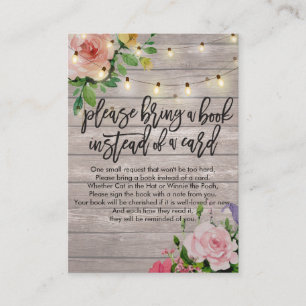 Baby Shower Please Bring a Book Instead of a Card