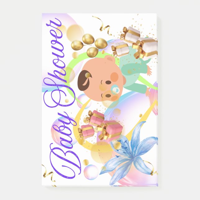 Baby Shower Post-it Notes (Front)