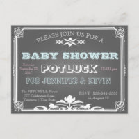 Baby Shower | POTLUCK | Chalkboard