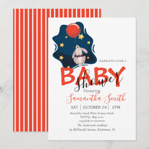 Baby Shower Rabbit Invitation