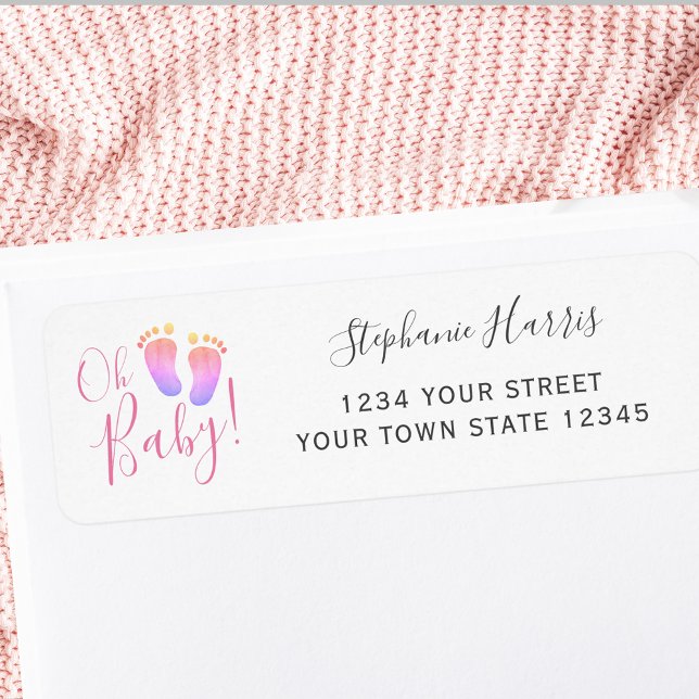 Baby Shower Return Address (Creator Uploaded)