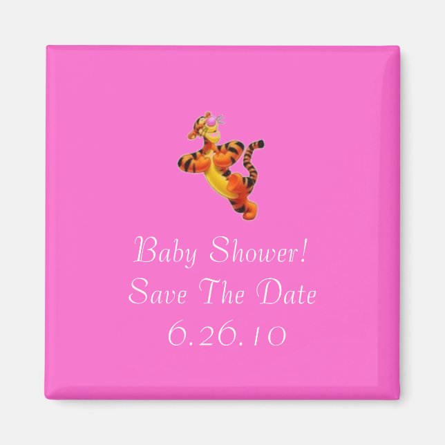 Baby Shower Save The Date Magnet (Front)