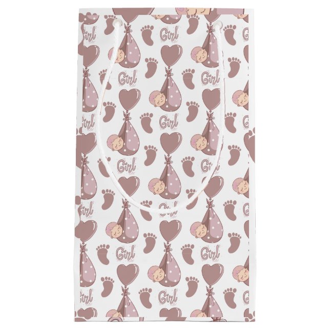 Baby Shower  Small Gift Bag (Front)