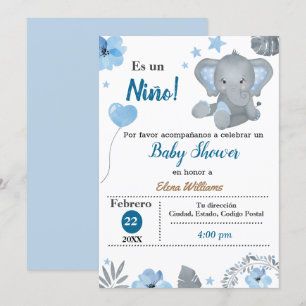 Baby shower-Spanish Invitation