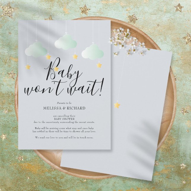 Baby Shower, Sprinkle Cancellation Card (Creator Uploaded)