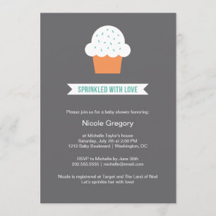 Baby Shower Sprinkled With Love Invitation