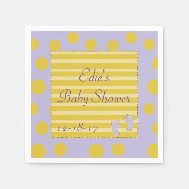 Baby Shower Standard Napkins/Pink Build a Shower Napkin (Front)