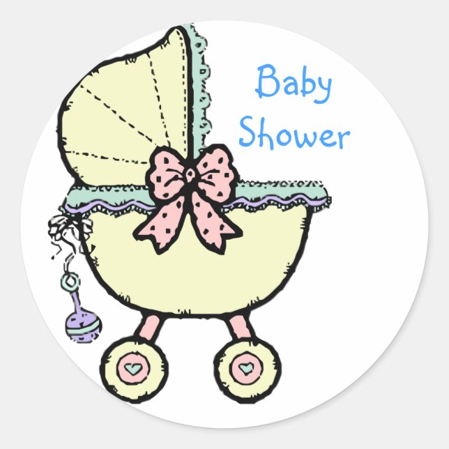 Baby Shower sticker (Front)