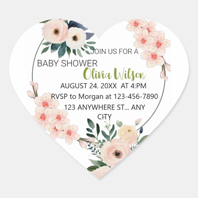BABY SHOWER STICKER (Front)