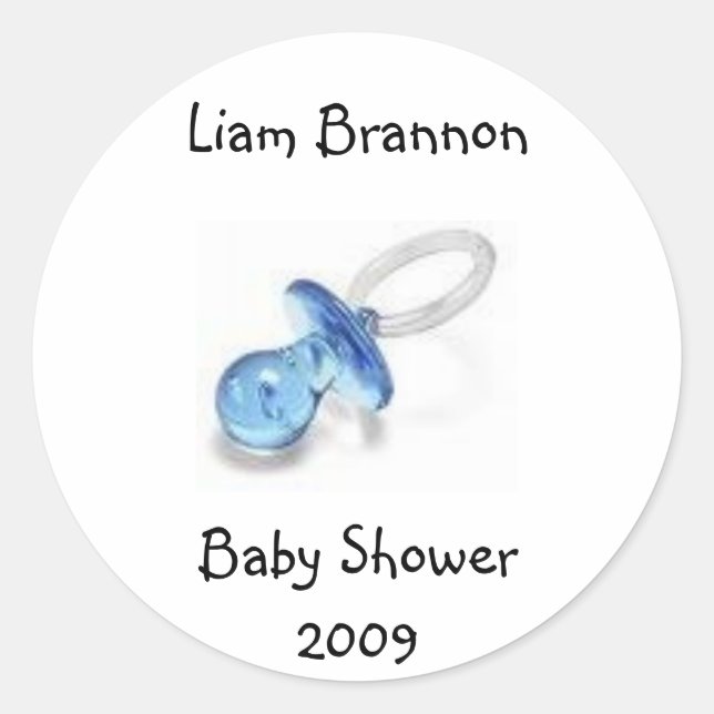 Baby Shower sticker (Front)