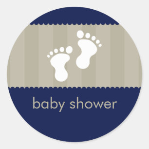 BABY SHOWER STICKER :: happy feet 11