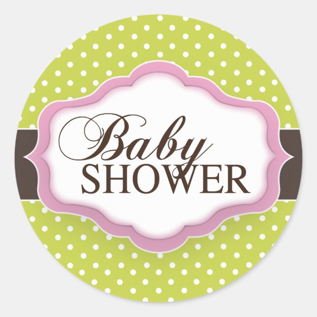 Baby Shower Stickers (Front)
