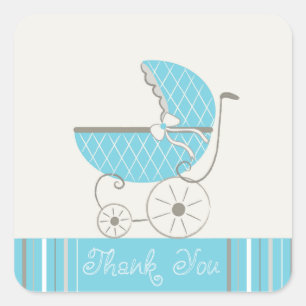 Baby Shower Stroller Stickers
