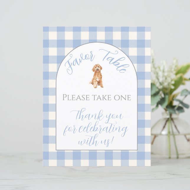 Baby Shower Table Top Signs (Standing Front)