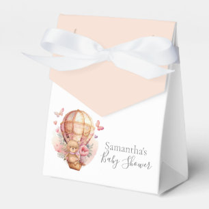 Baby Shower Teddy Hot Air Balloon We Bearly Wait   Favour Box