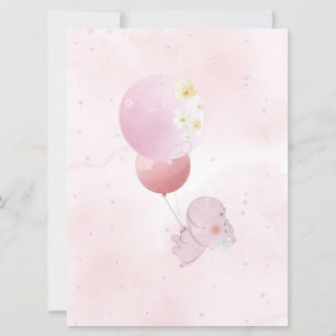 BABY SHOWER TELLS. FOR BABY GIRL INVITATION
