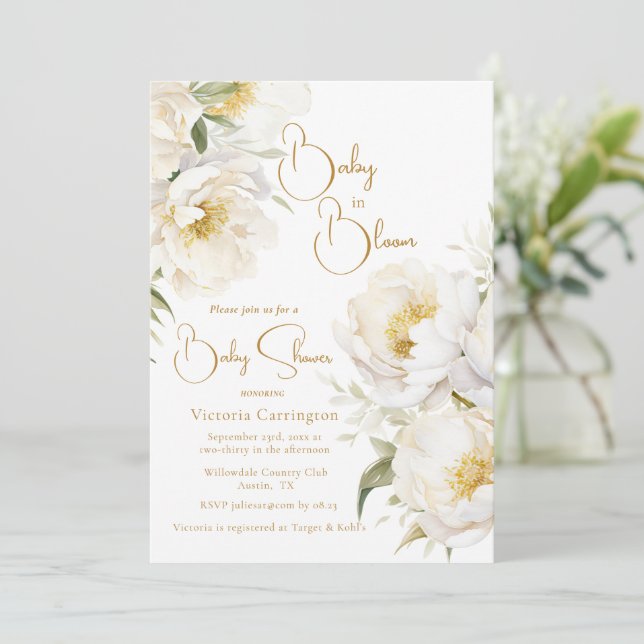 Baby Shower template (Standing Front)