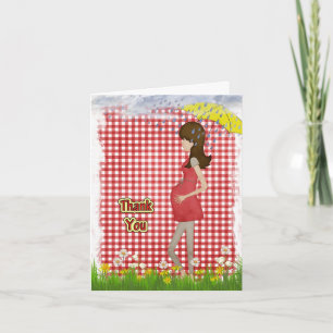 Baby Shower Thank You Card