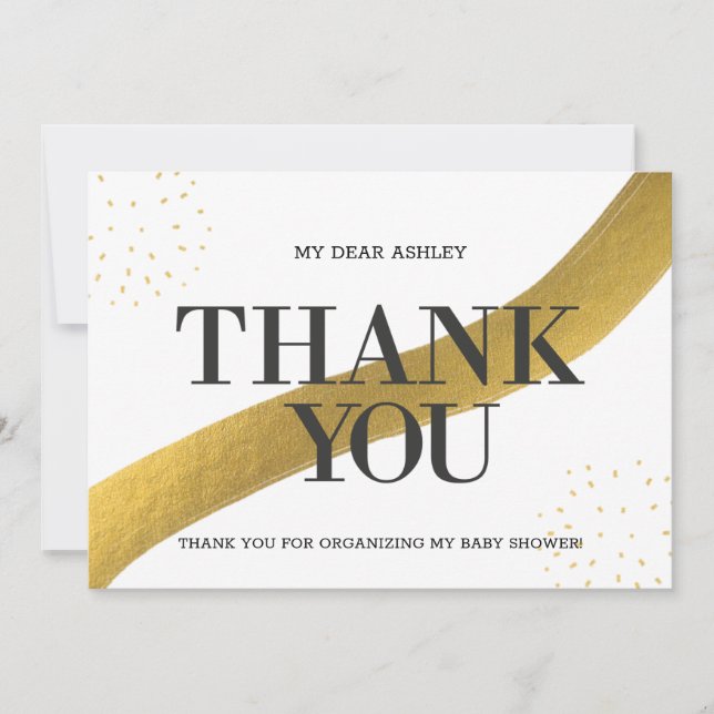 Baby Shower Thank You Card (Front)