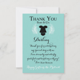 Baby Shower Thank You Card