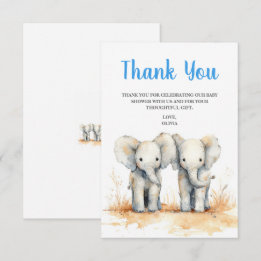 Baby Shower Thank You Card