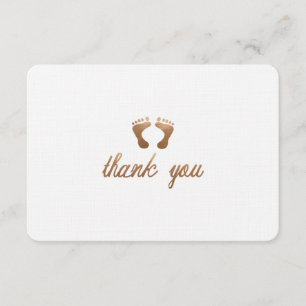 BABY SHOWER THANK YOU CARD-FLAT CARD