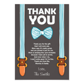 thank you card baby shower