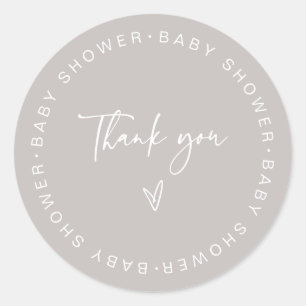 Baby Shower Thank you Favour Label Sticker F201