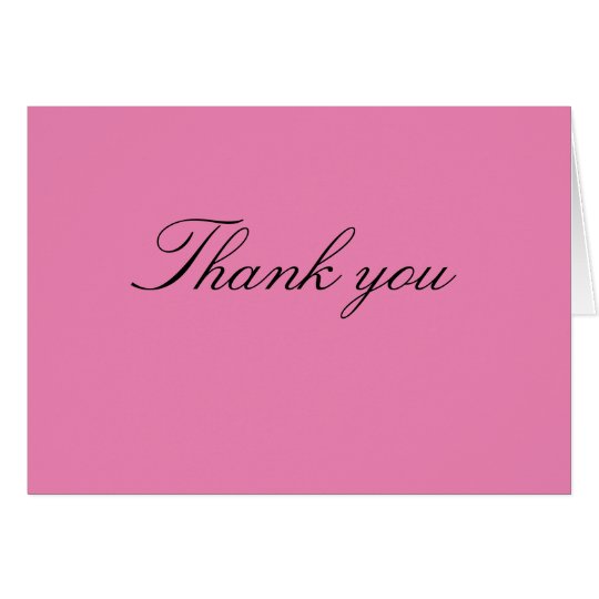 Baby Shower Thank You Note - Girl Card