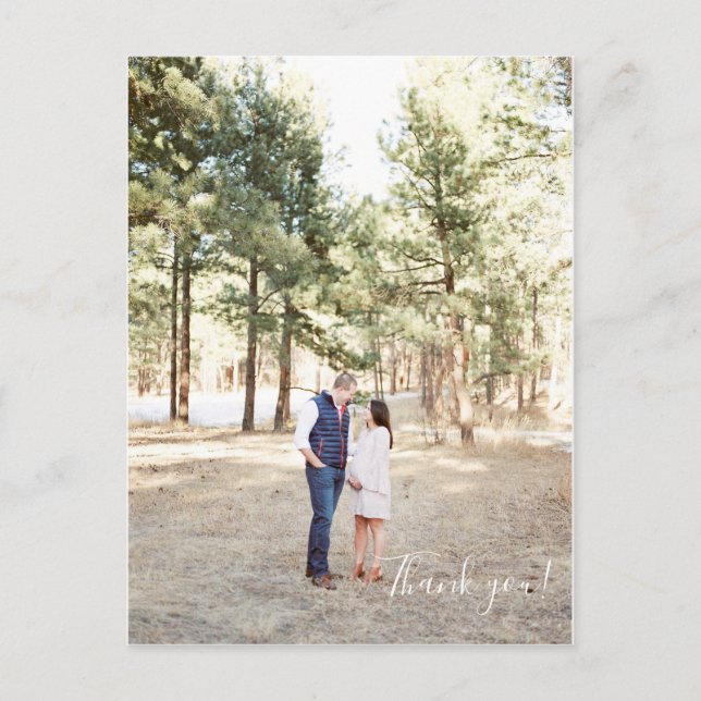 Baby Shower Thank you Post Card (Front)