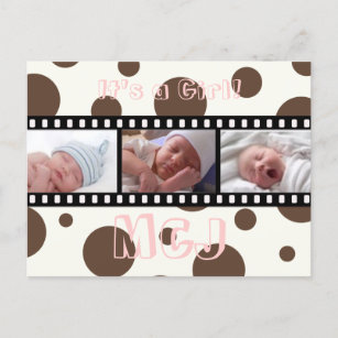 Baby Shower Thank you postcards insert your photos