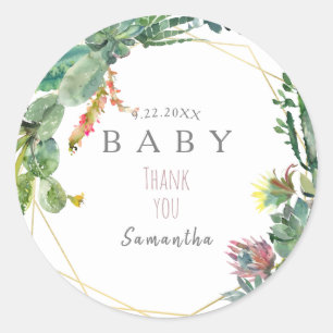 Baby Shower Thank You Sticker