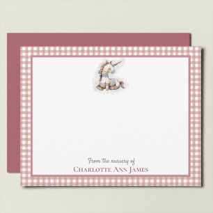 Baby Shower Thank You Unicorn Flat Note Cards