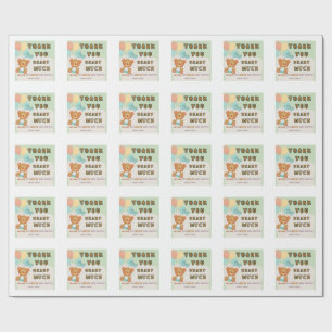 Baby shower thank you wrapping paper