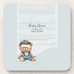 Baby Shower Theme Hard Plastic Coaster
