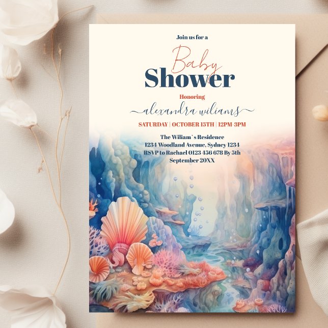  Baby Shower Under The Sea Invitation (Creator Uploaded)