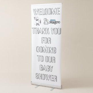 Baby shower vertical banner