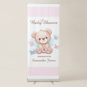 Baby Shower Vertical Retractable Banner