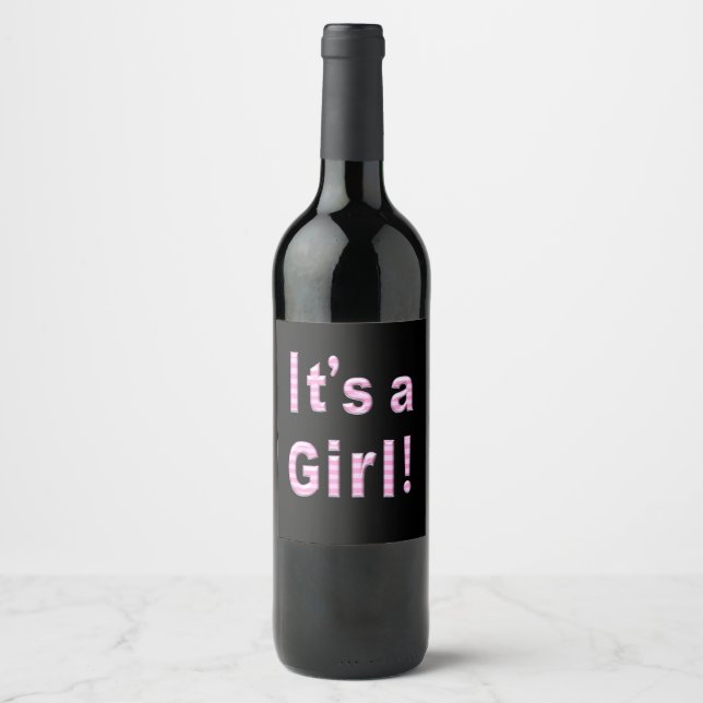 Baby shower, wine label, for sale ! label (Front)