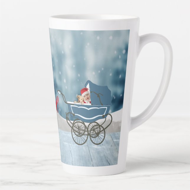 Baby Shower Winter Latte Mug (Right)