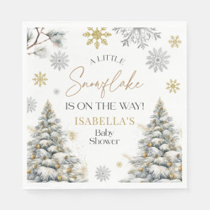Baby Shower Winter Wonderland Napkin