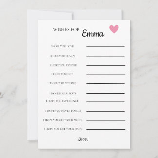 Baby Shower - Wishes