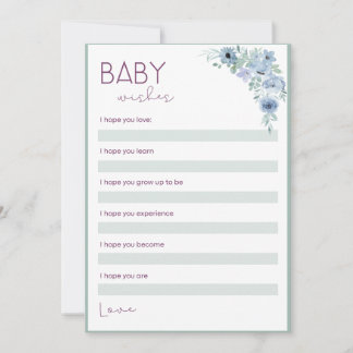 Baby Shower Wishes Invitation