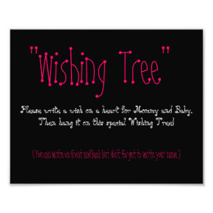 Baby Shower Wishing Tree Photo