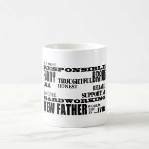 Baby Showers New Fathers Dads & Daddys : Qualities Coffee Mug