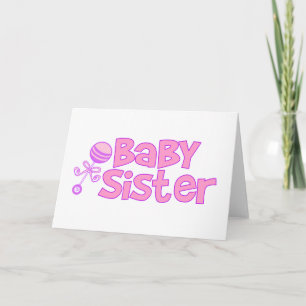 Baby Sister Card