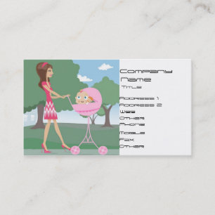 Baby Sitter, Nanny Business Card