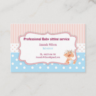 Baby sitters, Business card 