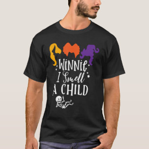 Baby Skeleton Pregnancy Halloween Winnie I Smell A T-Shirt