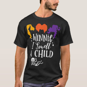 Baby Skeleton Pregnancy Halloween Winnie I Smell A T-Shirt